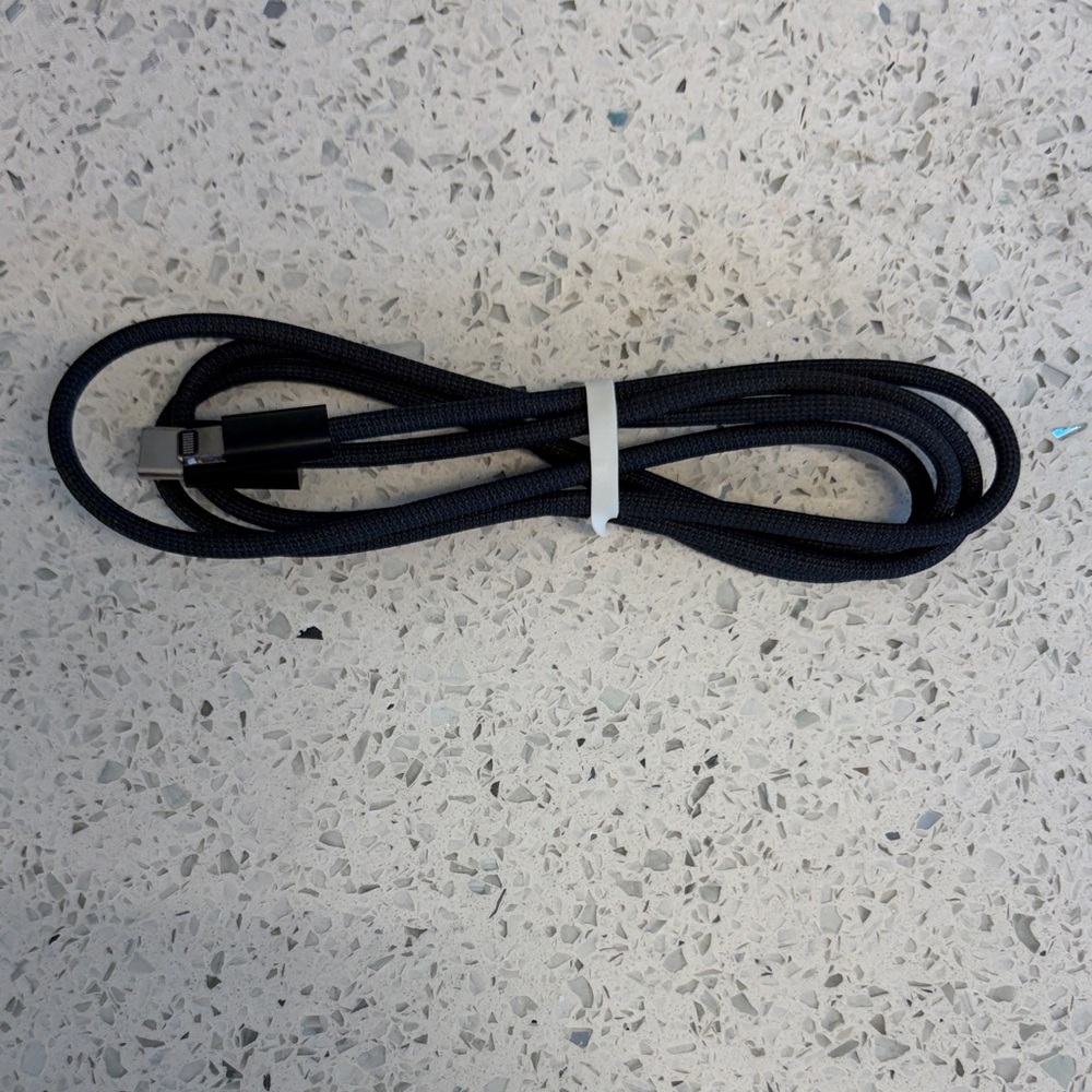 Black Braided Charging Cable